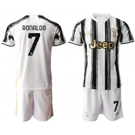 Fußballtrikots Juventus Turin Cristiano Ronaldo 7 Kinder 2020-2021 Kurzarm Heimtrikotsatz kaufen